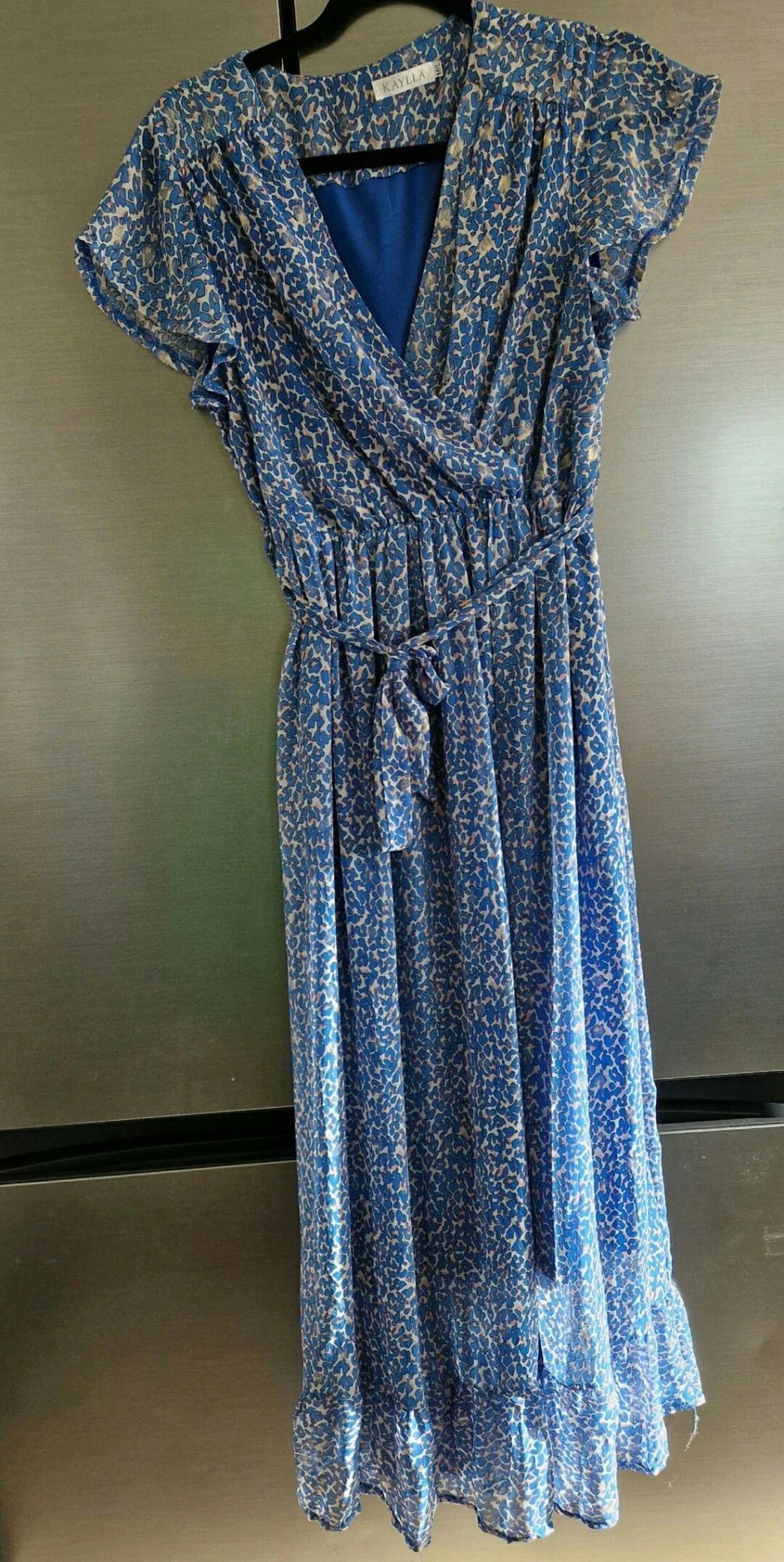 Vestido largo de verano - Mangas de mariposa - M/L – photo 2